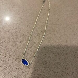 Elegant Blue Gold Necklace